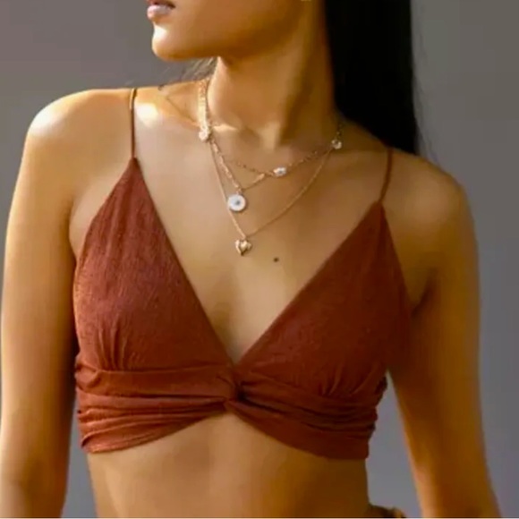 UO Virgo twist front cami rust - Picture 1 of 6